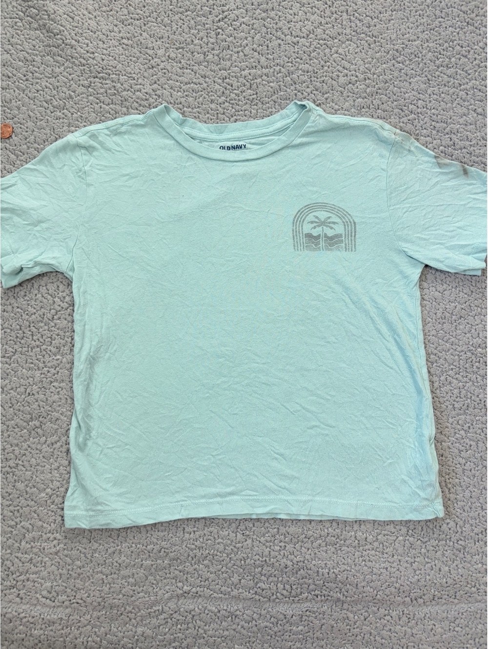 Old Navy mint graphic T-shirt